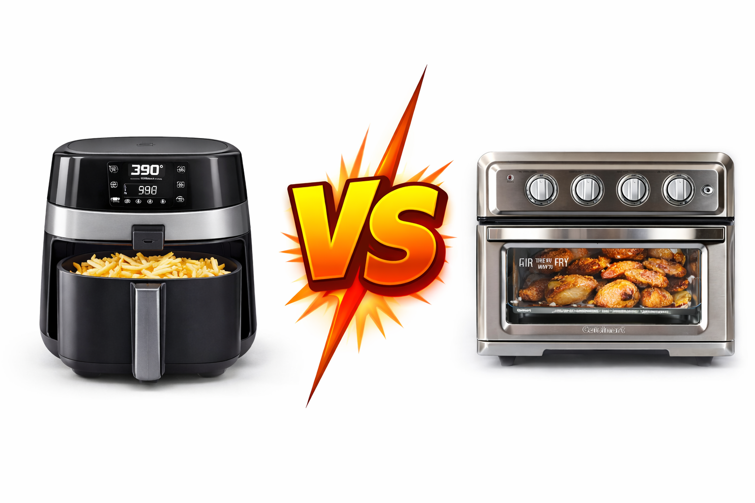 Air Fryer vs Convection Oven side by side comparison