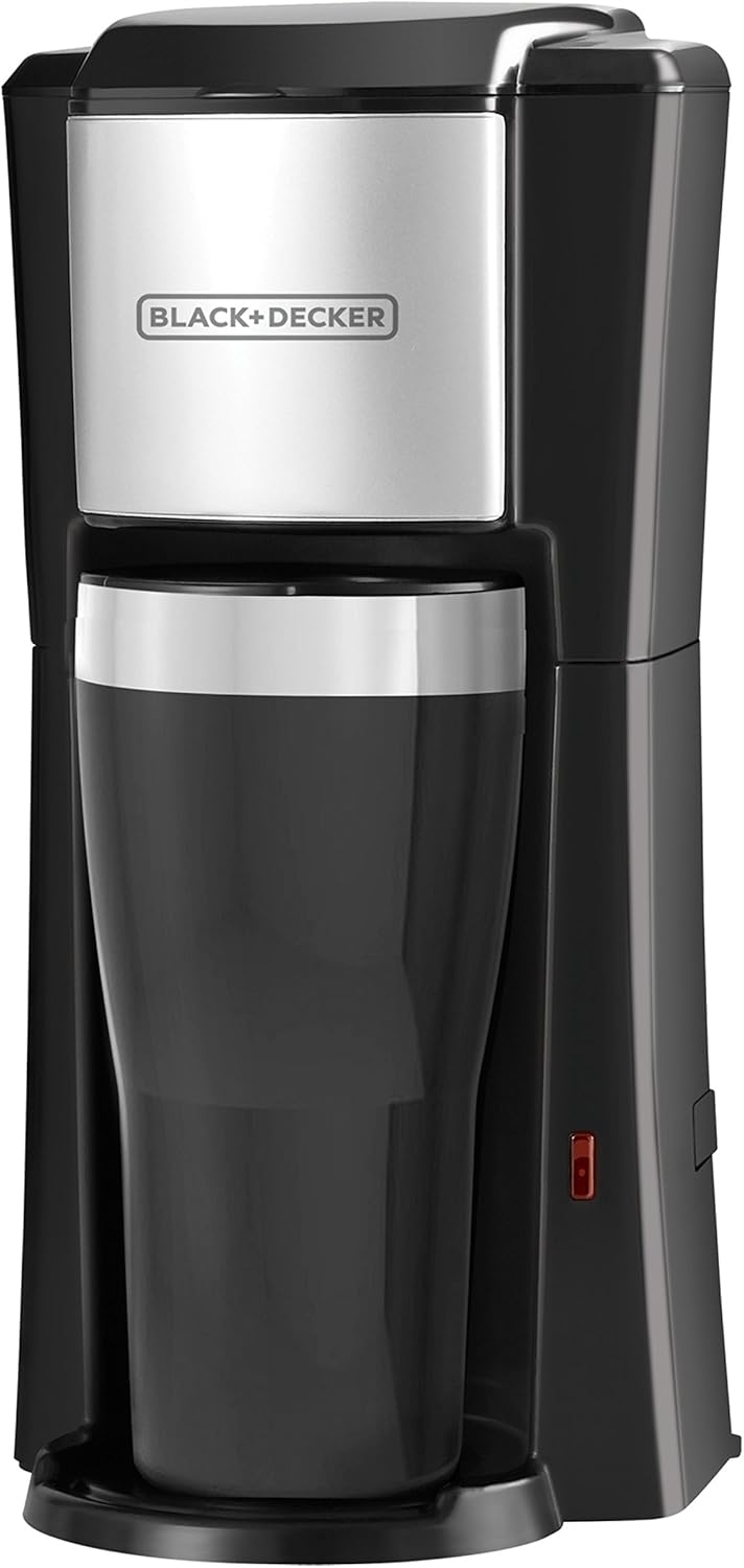 BLACK+DECKER CM618C Single Serve Coffee Maker Black