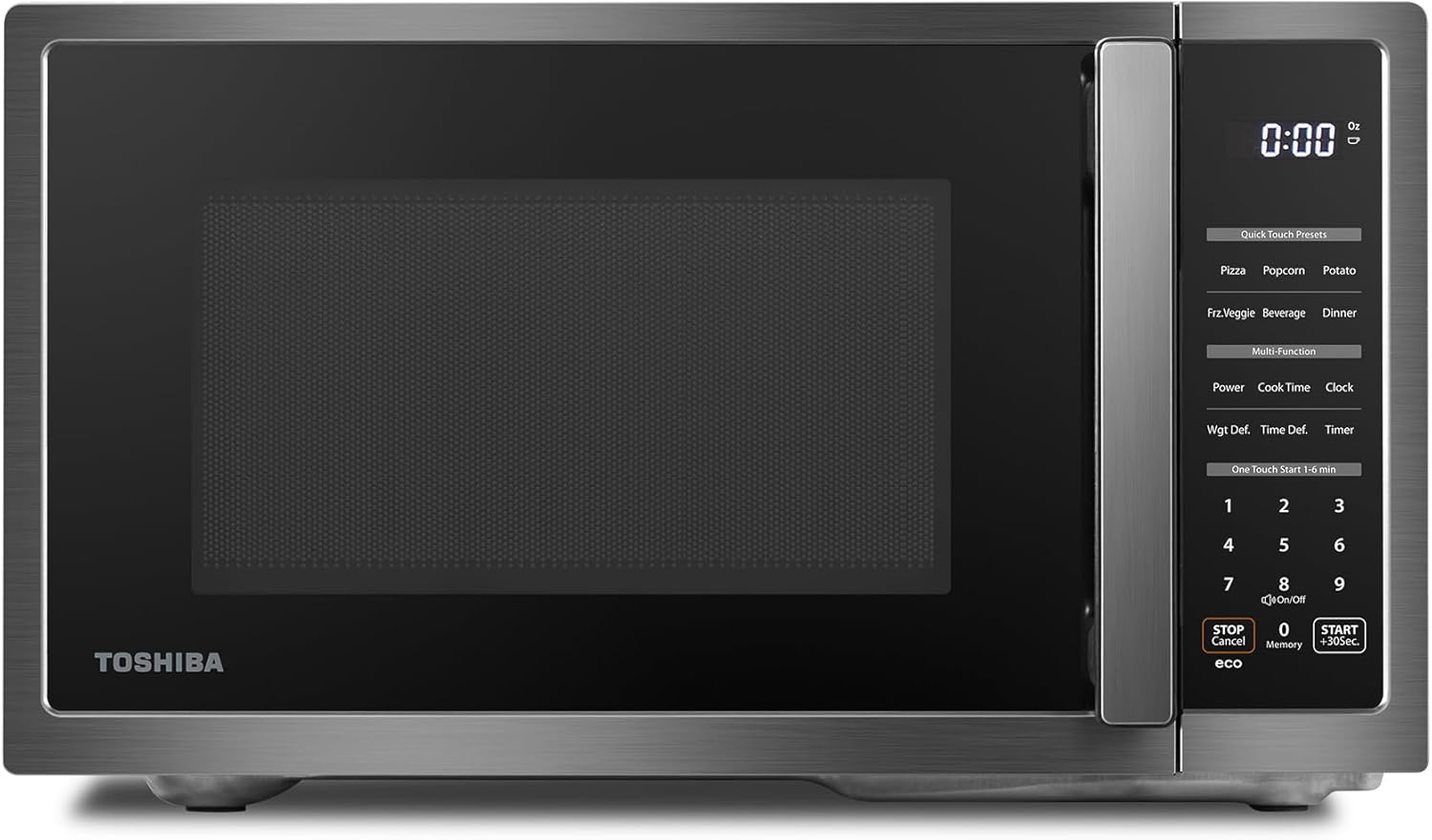 TOSHIBA ML4-EM09PA(BS) compact microwave for apartments in Canada