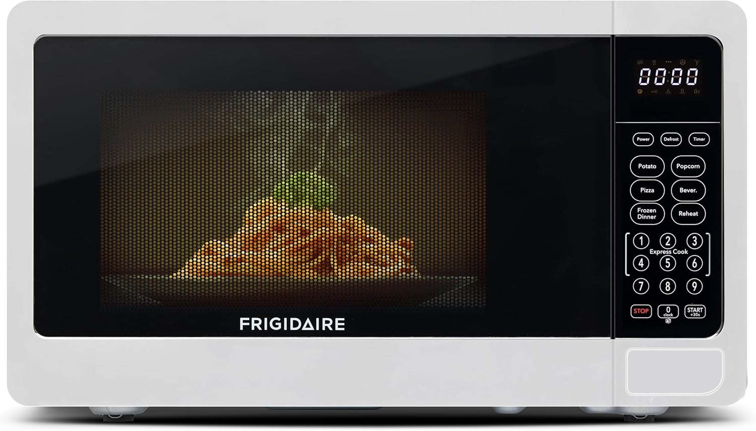 FRIGIDAIRE EMW733WHITE compact microwave in white for small kitchens