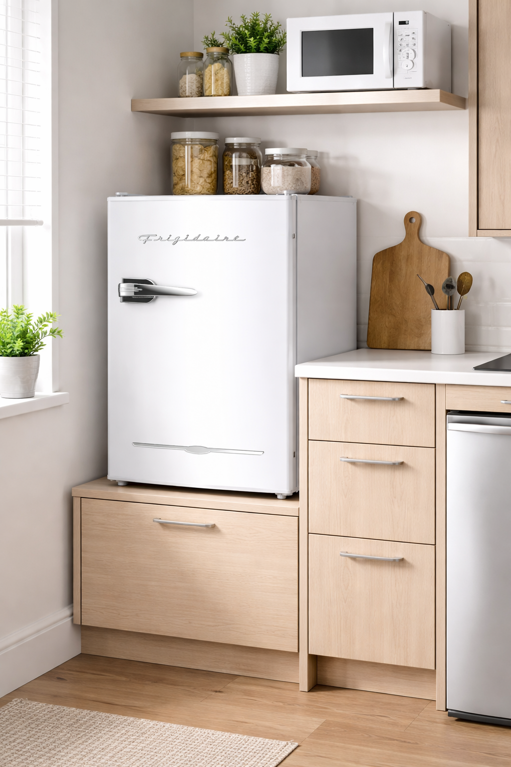 Frigidaire EFR376 compact refrigerator with freezer for apartments